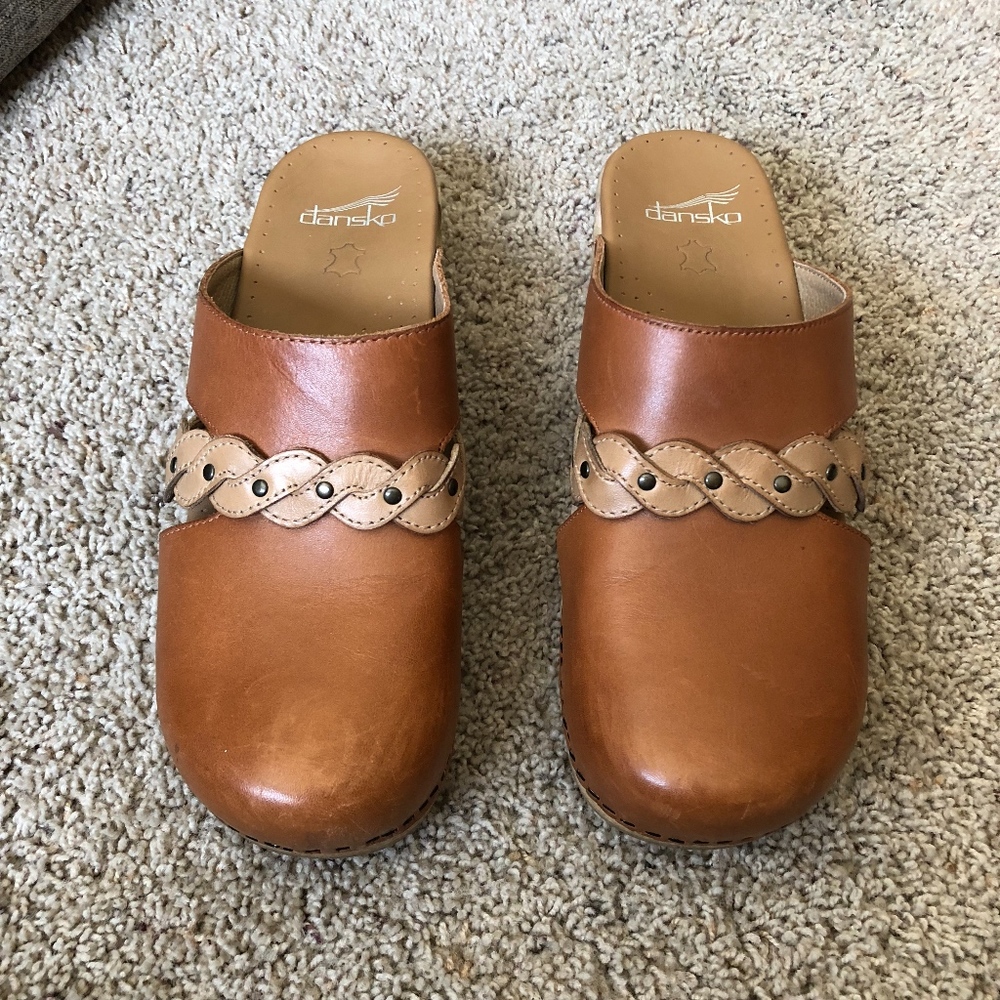 Dansko Brown Slip-on Clogs